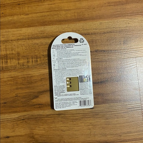 BRINKS Standard Security 3-dial Combination Resettable Padlock 🔒 (New) - Picture 12 of 14